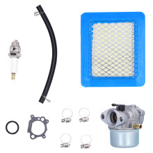 Kit carburatore, candela, filtro aria, tubo carburante, accessorio per tosaerba 498170 799872 694202