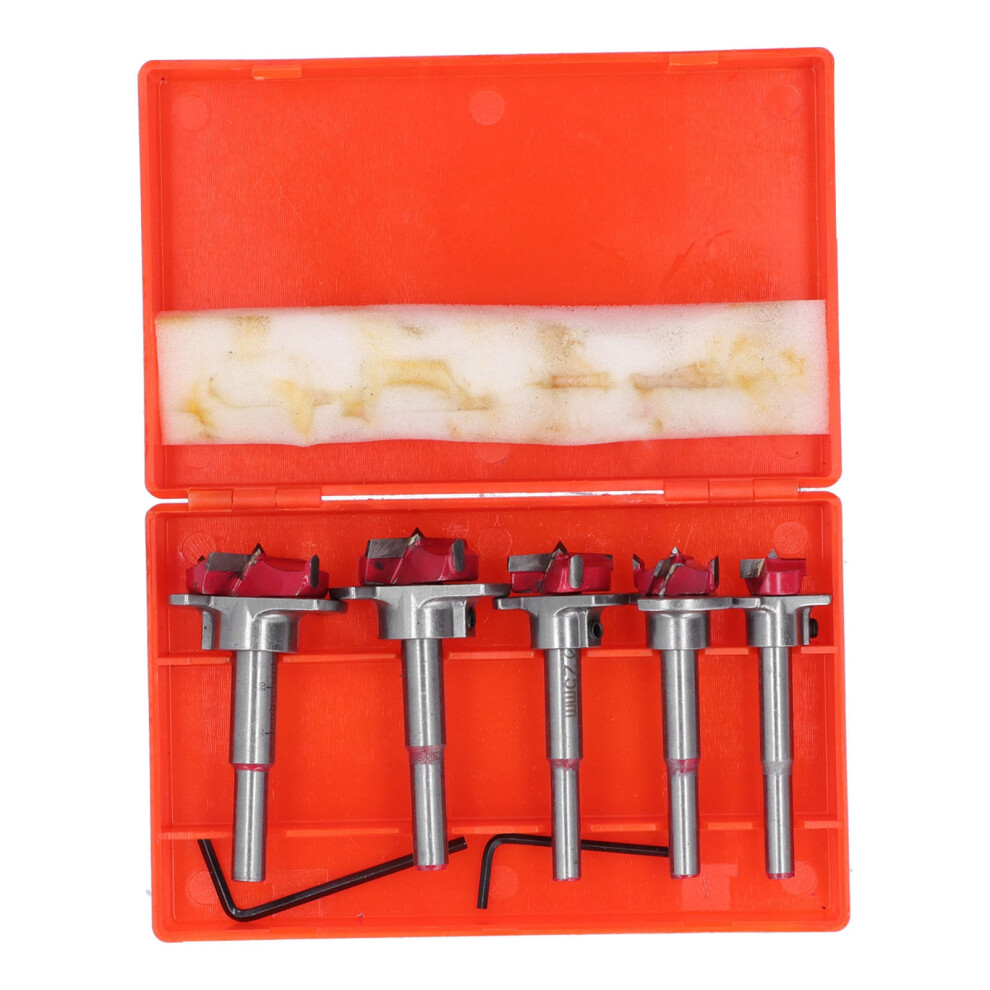 Positioning Woodworking Hole Opener Drilling Set 15Â35Mm Adjustable Drill Bits With Storage Box 3010738196736