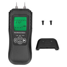 Draagbare digitale vochtmeter met LCD-scherm en automatische uitschakelfunctie voor hout.