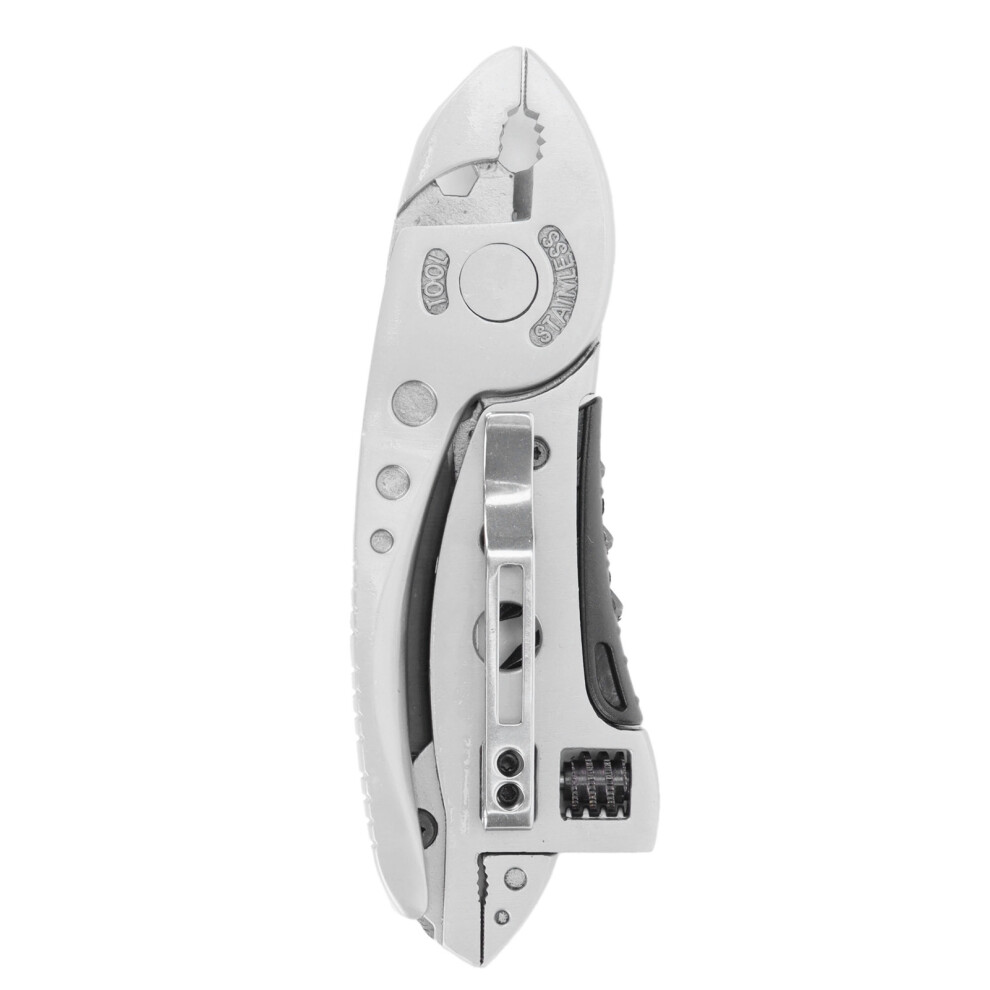 Multi Tool Adjustable Wrench Screwdriver Bits Pliers Survival Emergency Gear Assembly 3216426467014