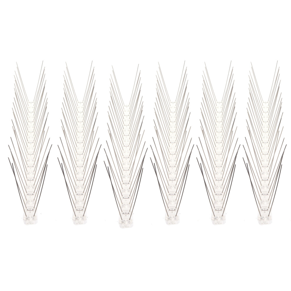 6Pcs Anti Bird Spike Stainless Steel Outdoor Birds Pigeons Repellent Tool Fence Wall Accessory 3056754499109
