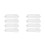 8Pièces Bac PVC Simple Usage Transparent Pour Peinture Murale Propre 6