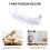12pcs simulation pigeon decor, feather ornament, bird model 7