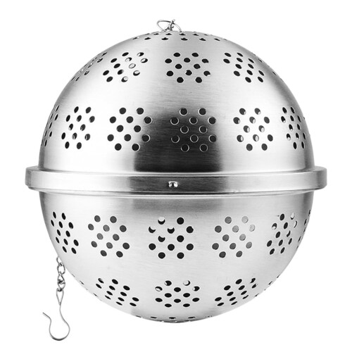 1-pack lös tesil silver 11 cm diameter för teälskare