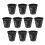 10 unidades de vasos plásticos em rede para hidroponia e viveiro 4