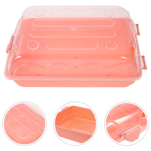 Stackable Transparent Shoe Boxes Pink PP Storage Organizers 2