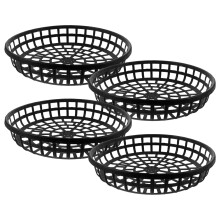 4St Zwarte Plastic Kweekmand Aquacultuur Voor Oesters En Zeekomkommers
