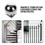 2Pcs Stainless Steel Dome Post Caps Silver Fence Post Protector Ball 8