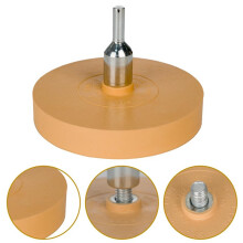 Paquete de 8 Removedores de Calcomanías de Rueda de Borrador de 3,5 Pulgadas, Removedor de Adhesivo de Rueda de Borrador con Adaptador, Rueda de