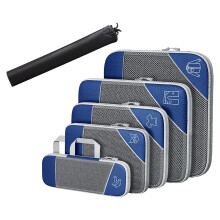Compression Packing Cubes Organizers Extensible Travel Essentials Luggage Organizer Bags with Zipper Travel Accessories for Outdoor Home