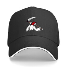 Gorra de béisbol con estampado de la Parca y la Luna, correa ajustable para correr, entrenar y actividades al aire libre, para todas las estaciones,