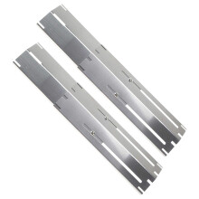 Grill Heat Plates Heat Extends from 11.75" up to 21" or 18.8", Bar Grill Burner Cover for Most Gas Grill 2 Pieces