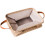 Wicker Blanket Basket For Storage Fabric Clothes Organizer 3