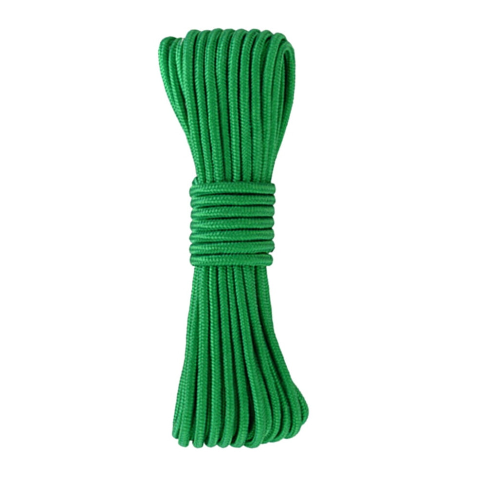 1Pcs 30M 6Mm Green Nylon Rope For Climbing Weatherproof High Strength 9365509106709