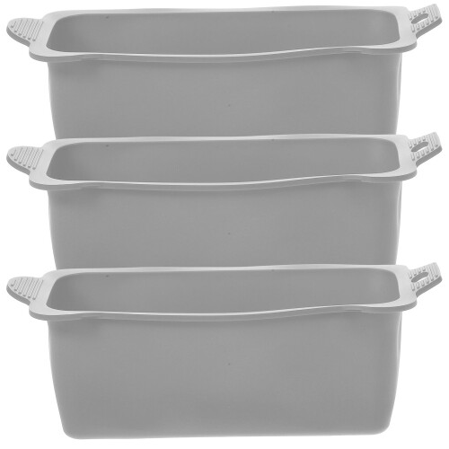 9Pièces Liners Silicone Pour Bac À Graisse Accessoires De Camping Gris 2