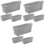 9Pièces Liners Silicone Pour Bac À Graisse Accessoires De Camping Gris 10