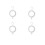 4 Pcs Wall-Mounted Hat Storage Hooks Behind Door Space Saver Organizer 1