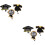 6Pcs Multi Color Graduation Badge Reels Reusable Retractable Clips 6