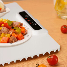Electric Heating Tray with Adjustable Temperature Folding Warming Placemat Silicone Fast Heating for Family US Plug