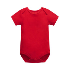 Babyrompertjes, katoenen rompertjes voor peuters (jongens en meisjes), effen kleuren, tops, jumpsuit met korte mouwen, geschikt voor babyshower (0-24