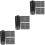 15Pcs Black Tree Bark Protector Plastic Guard for Garden Trees Outdoor 7