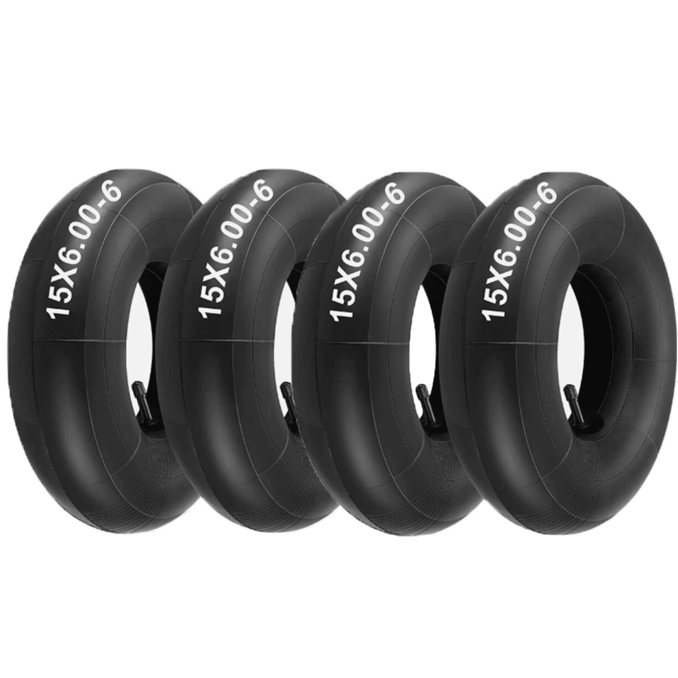 4-Pack 15X6.00-6" Tire Inner Tube Replacement Lawn Mower Tire Tube With Tr13 Straight Valve Stem For Yard Tractors, Wheelbarrows, Atvs 9365509093429