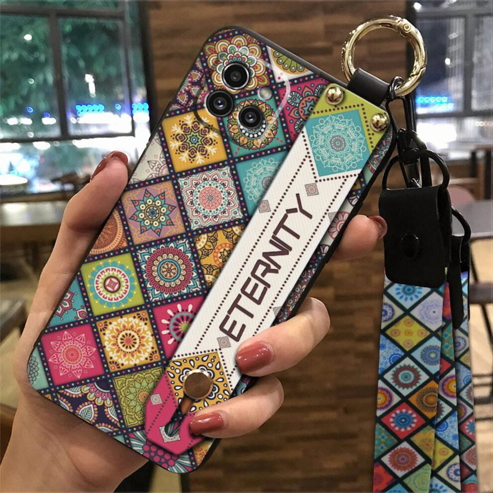 Phone Case Compatible With Samsung Galaxy A03 Euro/166Mm – Chinese Style, Anti-Knock, Waterproof, Lanyard, Dustproof, Wrist Strap, Kickstand, 9365509106624
