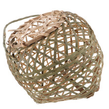 Bamboo Chicken Coop: Gaiola Portátil Para Frangos Em Bambu Trançado