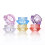 5Pcs Small Travel Bottle Set Diamond Cosmetic Jars Assorted Colors 6