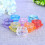 5Pcs Small Travel Bottle Set Diamond Cosmetic Jars Assorted Colors 7