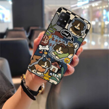 Phone Case Compatible with Samsung Galaxy A71 5G/A Quantum – Fashion Full-Wrap, Waterproof, Shockproof TPU Cover with Graffiti Animal Design