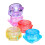 5Pcs Small Travel Bottle Set Diamond Cosmetic Jars Assorted Colors 11
