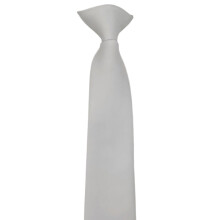 Solid Color Clip On Neck Tie for Men and Women Adjustable Pre Tied Lazy Necktie