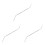 3Pcs Stainless Steel Silver Bee Tool Double Head Needle for Beekeeping 2