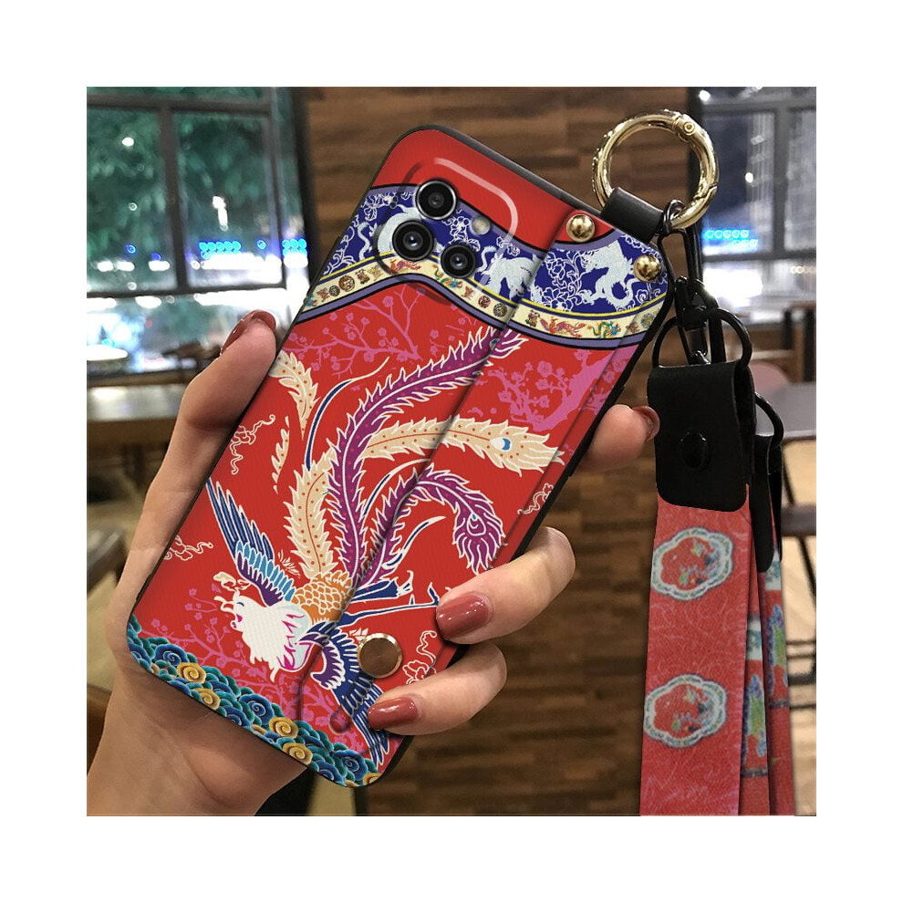 Phone Case Compatible With Samsung Galaxy A03 Euro/166Mm Â Silicone, Kickstand, Wrist Strap, Anti-Knock, Waterproof 9365509106884