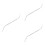 3Pcs Stainless Steel Silver Bee Tool Double Head Needle for Beekeeping 6