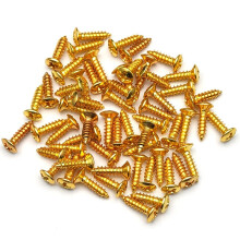 100 Stück Gitarren-Schlagbrettschrauben für Strat/Tele E-Gitarre Bass M