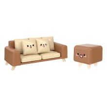 Divano per casa delle bambole in scala 1:6 1:12, accessori per diorami, decorazioni per soggiorno e camera da letto, mobili in miniatura.