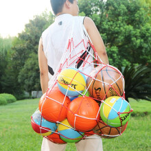 Sports Mesh Bag for Carrying Balls Made from Strong Lightweight Polypropylene Holds 10 to 15 Balls