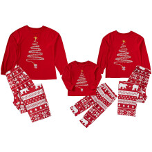 Familj Julpyjamas Matchande Set Jultomten Matchande Pyjamas för Par Vuxna Jul Jul Pyjamas Set