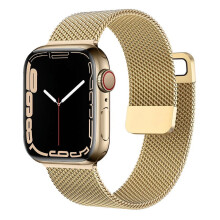 Kompatibel mit Apple Watch Armbändern (41 mm, 40 mm, 38 mm), Edelstahl-Mesh-Armband für Damen und Herren als Ersatzarmband für die iWatch-Serie