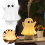 Υγραντήρας διαχύτη αρώματος Halloween Ghost με τροφοδοσία USB και νυχτερινό φως για 1