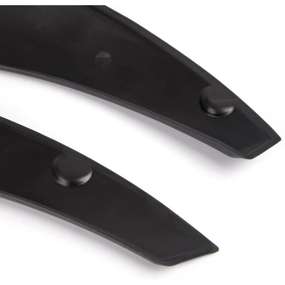 Universal Car Truck Wheel Fender Flares Cover Wide Body Kit Wheel Arches Black 9365509121641
