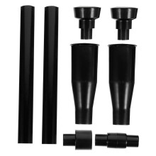 Multifunctional Garden Fountain Heads for Pond and Pool, Black