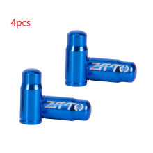 4 Pcs Bicycle Aluminium Presta Valve Cap Dust Cover For Road for Race Bike