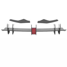 Rear Diffuser Carbon Fiber Bumper Lip Spoiler for VW Golf MK8 GTI 20212023 Aerodynamic Styling