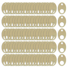 100 Pcs Embroidery Floss Organizers Floss Drops Wooden Crosses Stitching Sewing Tools Thread Drops for Efficient Storage