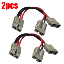 For Anderson 50Amp terminalkontaktkabel 1 til 2 for 10–12AWG OD 5 mm 20 cm 2 stk