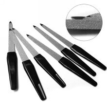 5Pcs Metal Double Sided Nail Files Strong Edge Manicure Pedicure Grooming Tool