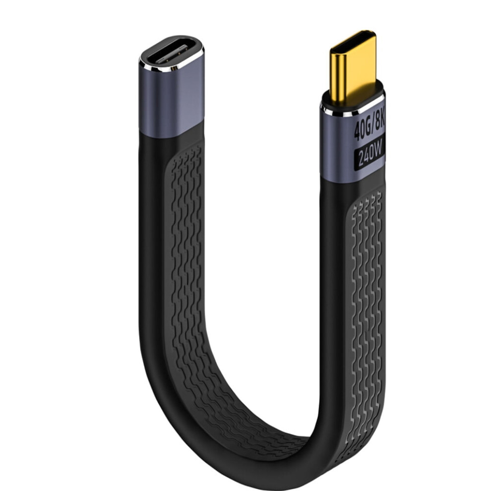 240W Usb C Charging Cable 40Gbps Data Transfer Short Flexible Cord Fast 9365509122730